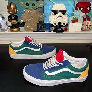 LIKE NEW Multicolor Vans Size 9